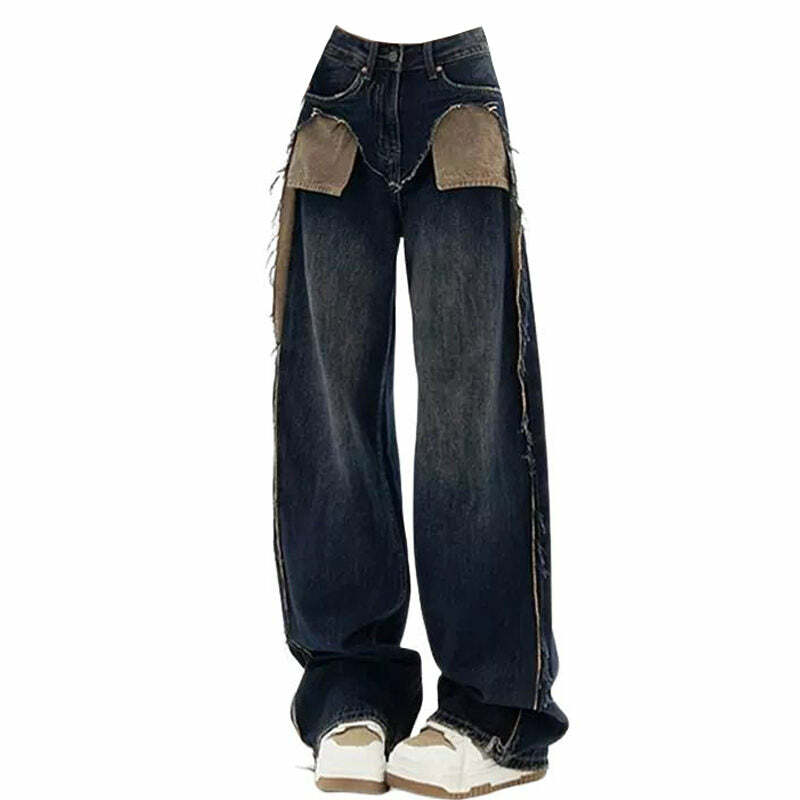 Canyon Town Y2K Cowboy Jeans: Trendy Grunge & 90s Fashion Vibes