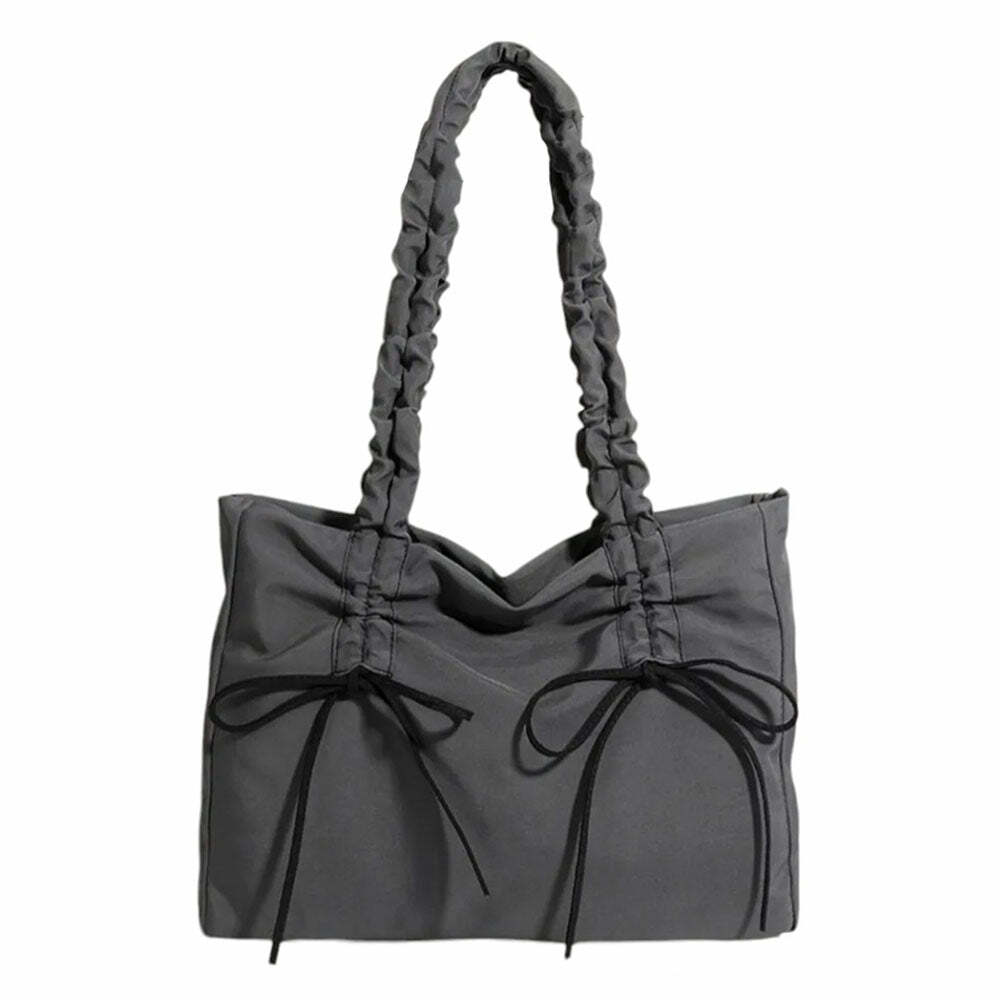 Chic Y2K Bow Shoulder Bag for Effortless Summer Outfits