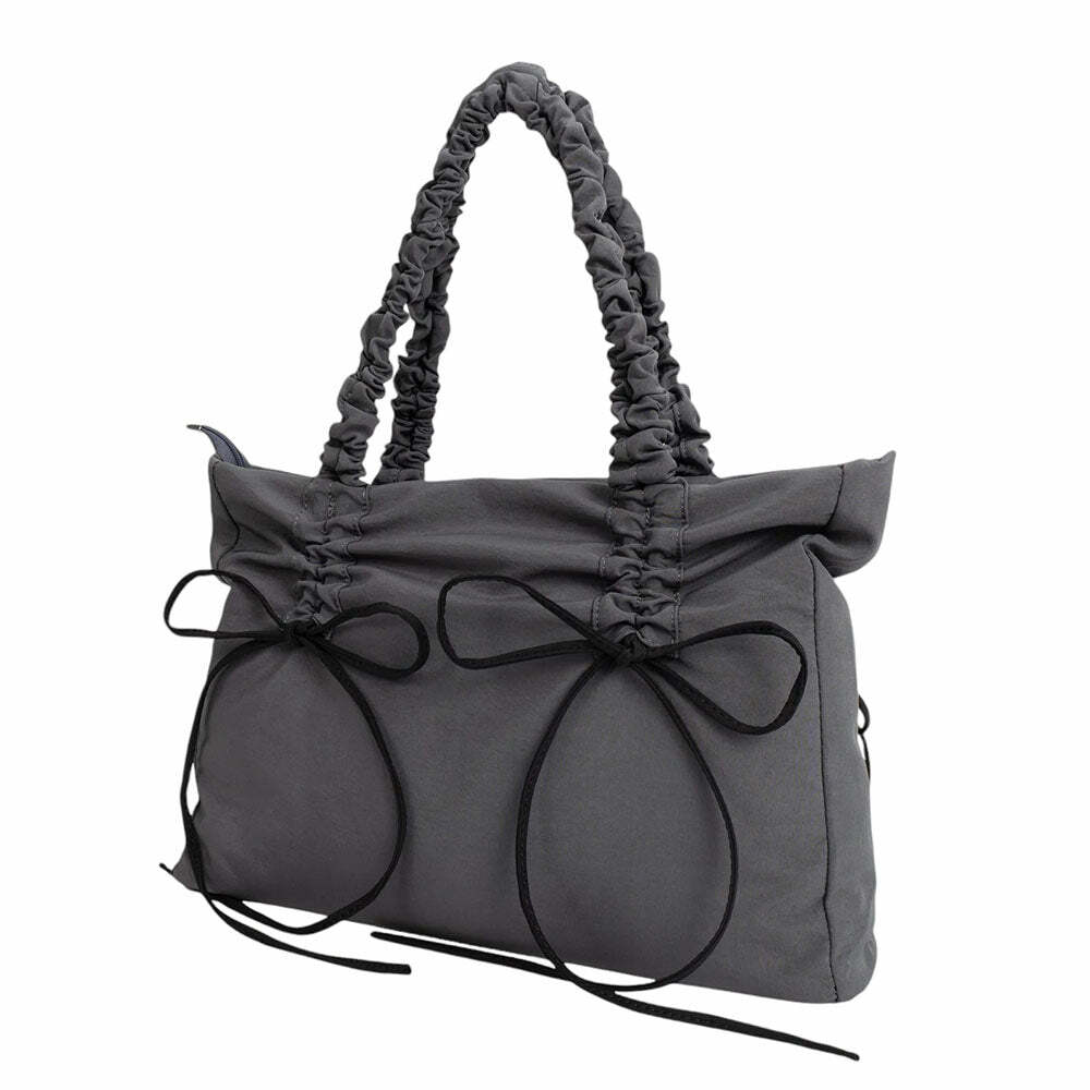 Chic Y2K Bow Shoulder Bag for Effortless Summer Outfits