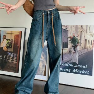 Chic Y2K Comfy Baggy Jeans for Effortless Summer Outfits