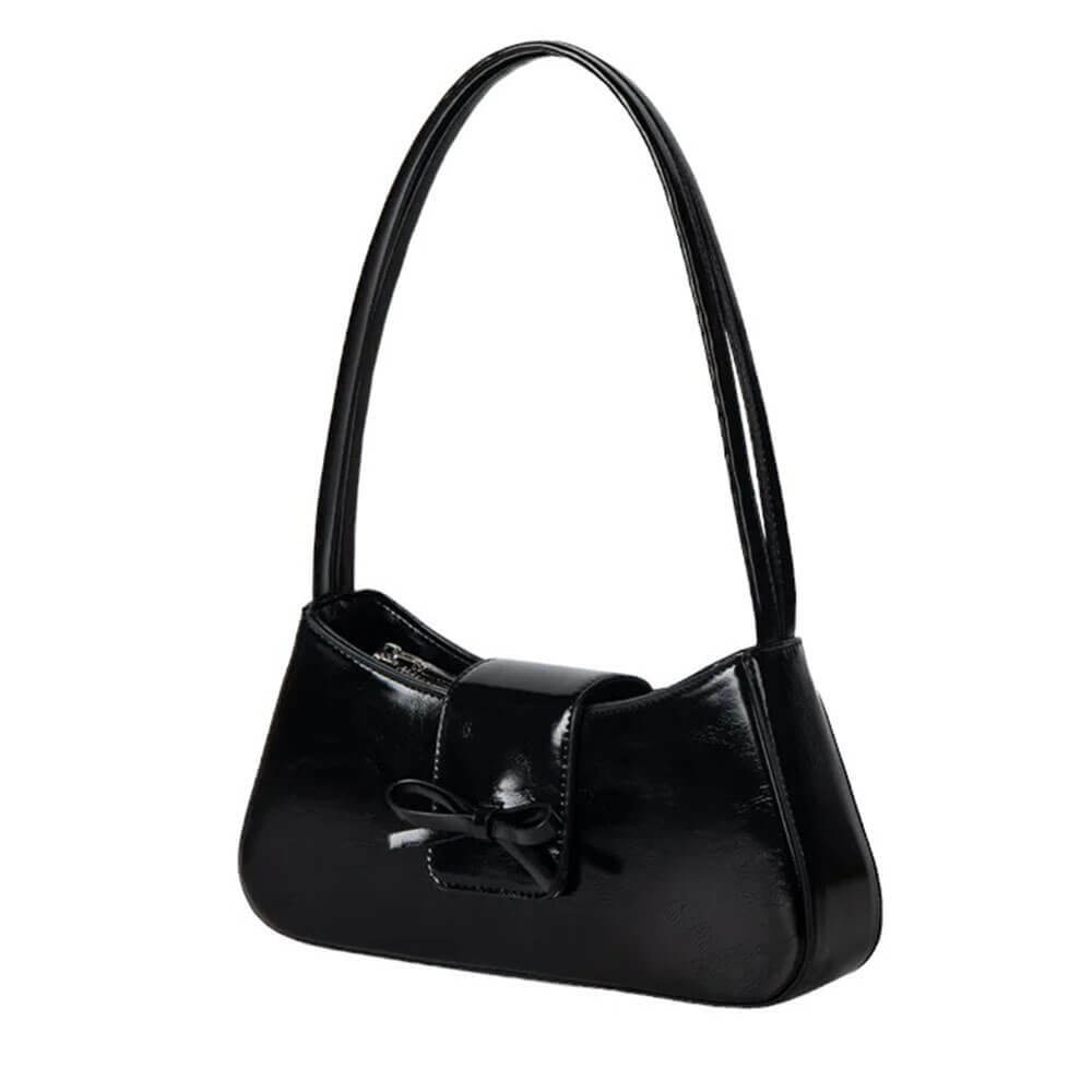 Coquette Aesthetic Bow Baguette Bag for Y2K Fashion Lovers