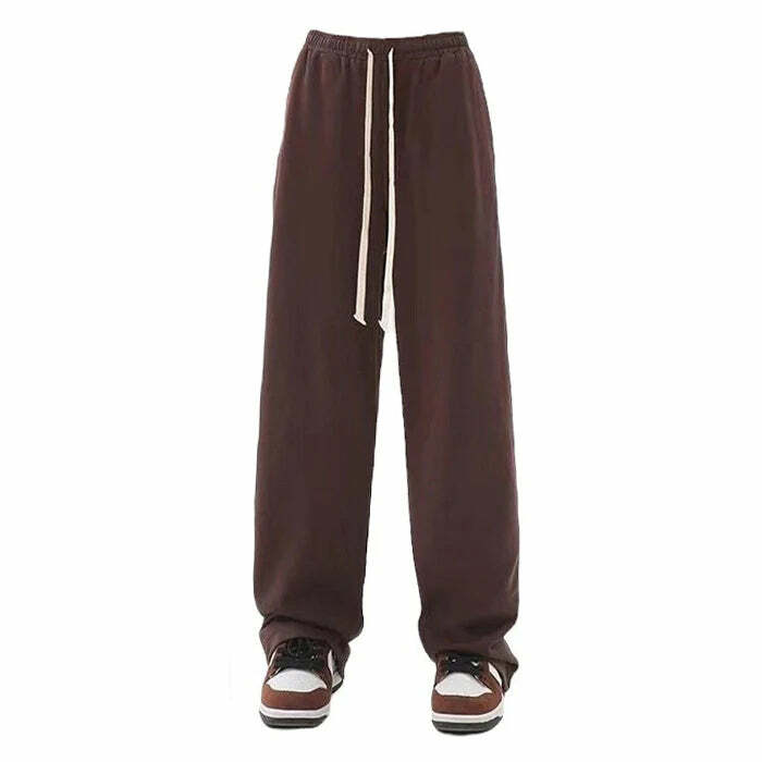 Cozy Y2K Side Stripes Sweatpants for Grunge and Casual Aesthetic