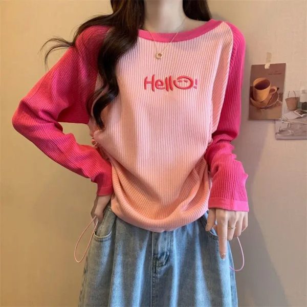 Hello Sunshine Y2K Colorblock Top - Trendy Summer Aesthetic Outfit