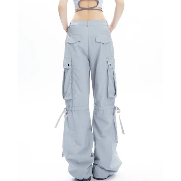 Lavender Dream Y2K Cargo Pants: Trendy Grunge Style for Summer Outfits