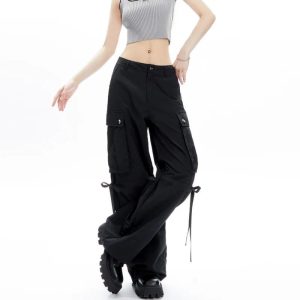 Lavender Dream Y2K Cargo Pants: Trendy Grunge Style for Summer Outfits