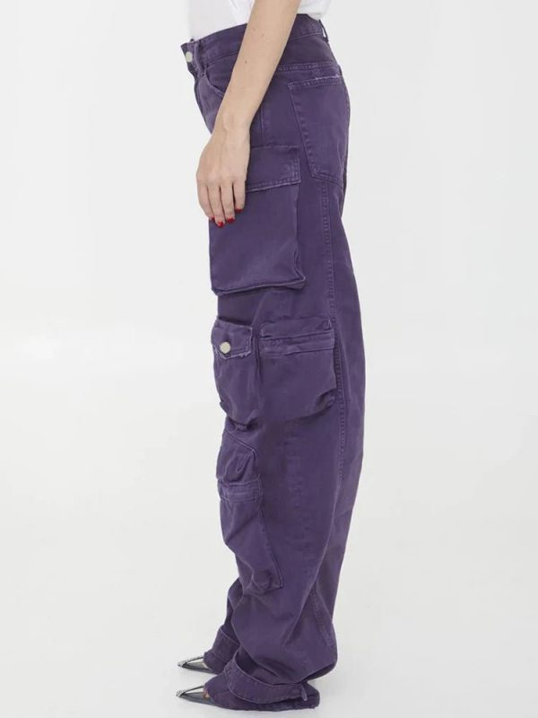 Plum Surge Cargo Pants: Y2K Fashion Essential for Trendy Summer Outfits