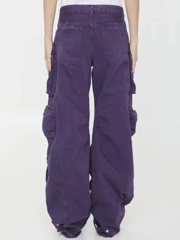 Plum Surge Cargo Pants: Y2K Fashion Essential for Trendy Summer Outfits