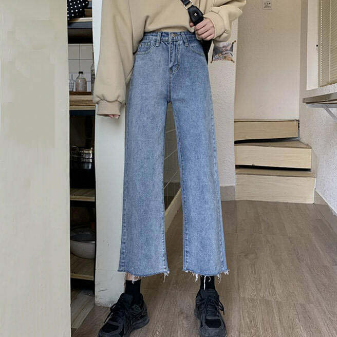 Too Annoyed High Waist Baggy Jeans - Y2K Grunge Style Essential