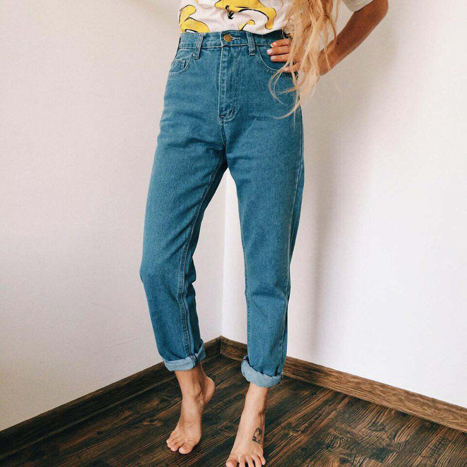 Trendy High Waisted Mom Jeans for Y2K Fashion & 90s Aesthetic Outfits