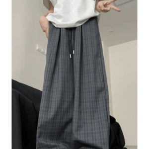 Trendy Oversized Plaid Cargo Pants for Y2K and 90s Fashion Lovers