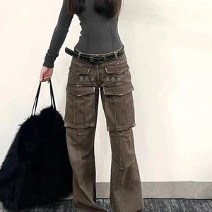 Trendy Y2K Cargo Pants for Effortless Summer Outfits and Grunge Style