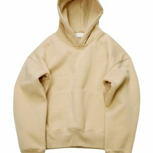 Trendy Y2K Nude Hoodie: Perfect for Summer Outfits & Grunge Aesthetic