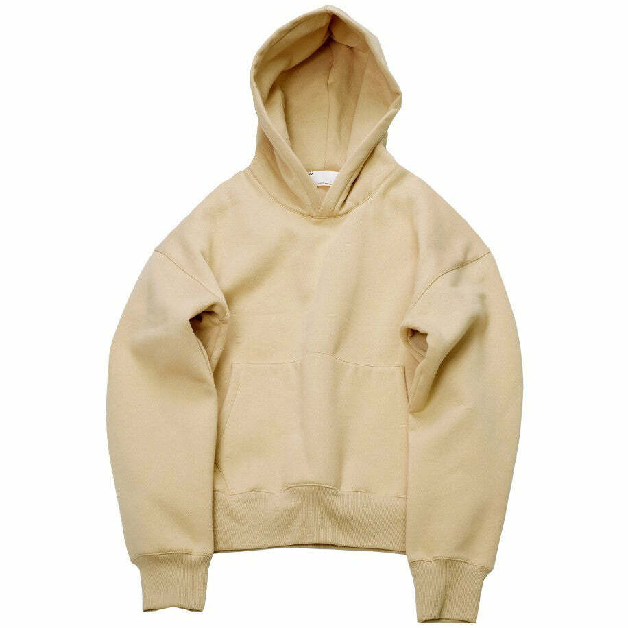 Trendy Y2K Nude Hoodie: Perfect for Summer Outfits & Grunge Style