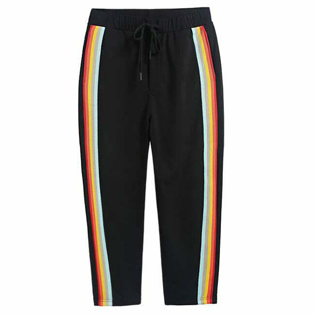 Trendy Y2K Rainbow Pants for Vibrant Summer Outfits & Aesthetic Looks