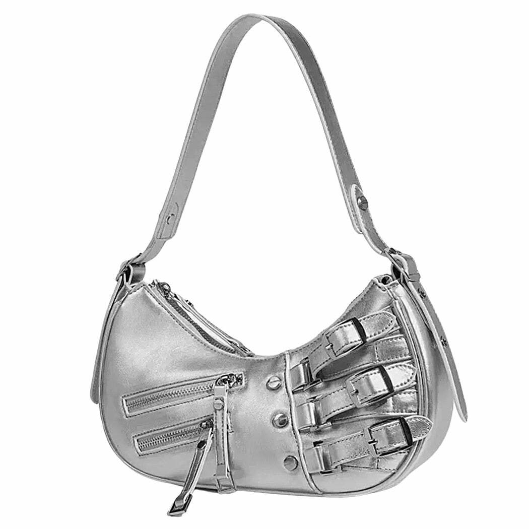 Trendy Y2K Shoulder Bag for Stylish Summer Outfits & 90s Fashion Lovers