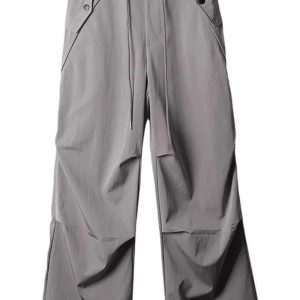 Trendy Y2K Wide-Leg Cargo Pants for Effortless Summer Style