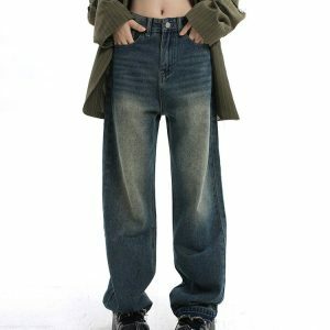 Trendy Y2K Wide Leg Jeans for Effortless Summer Outfits