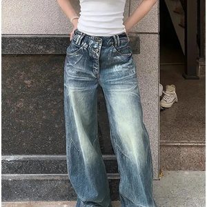 Vintage Fade Wide-Leg Jeans: Y2K Fashion Essential for Effortless Style