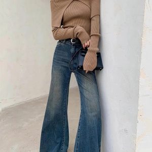 Vintage Y2K Flare Jeans: Embrace 90s Fashion with a Modern Twist