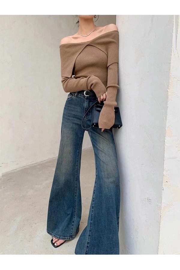 Vintage Y2K Flare Jeans: Embrace 90s Fashion with a Modern Twist