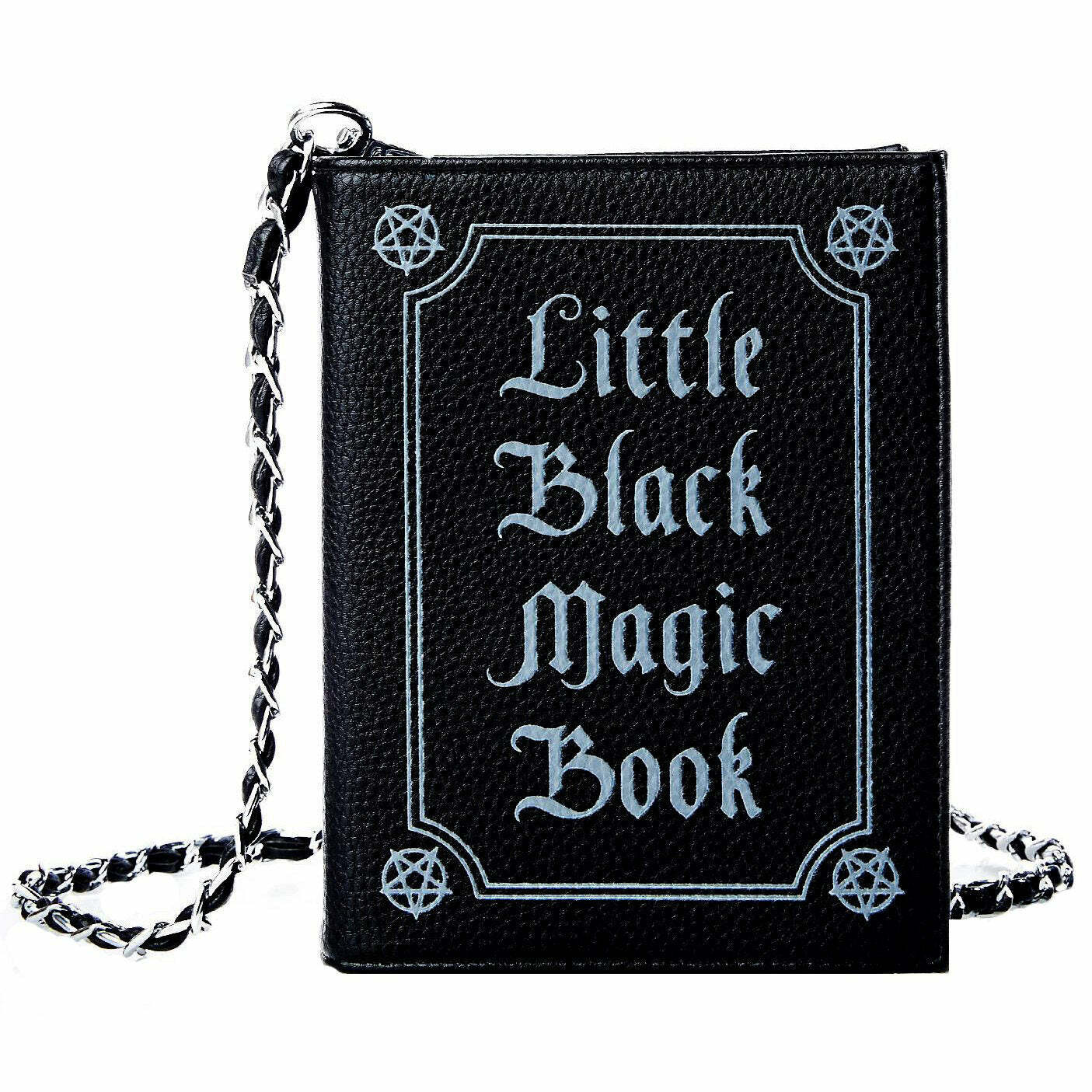 Y2K Aesthetic Little Black Magic Book Bag for Trendy Summer Outfits