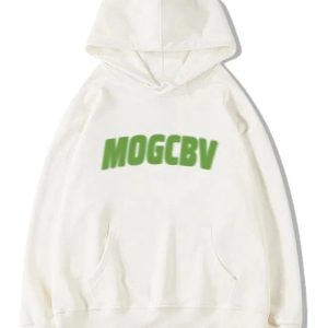 Y2K Aesthetic Minimalist Block Letter Hoodie for Effortless Style