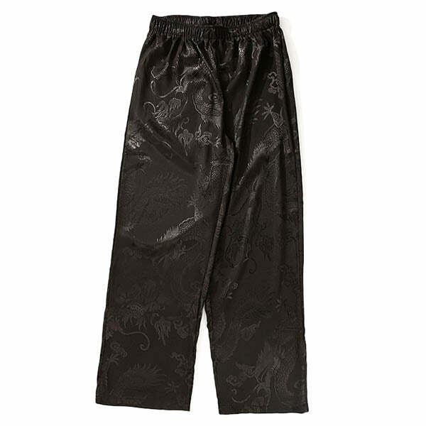 Y2K Aesthetic Silk Road Wide Leg Pants for Trendy Summer Outfits