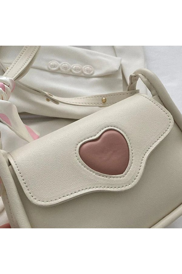 Y2K Aesthetic Sweetheart Charm Shoulder Bag for Trendy Summer Outfits