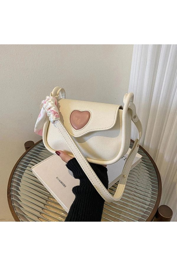 Y2K Aesthetic Sweetheart Charm Shoulder Bag for Trendy Summer Outfits