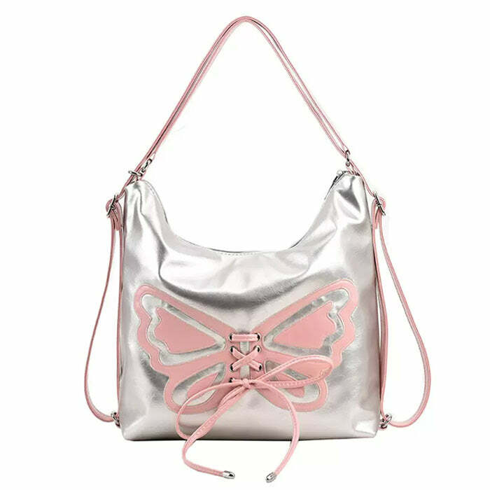 Y2K Butterfly Aesthetic Handbag for Trendy Summer Outfits