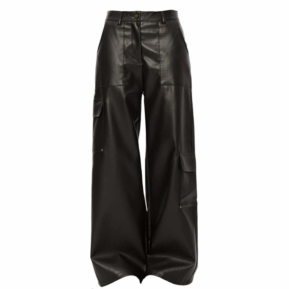 Y2K Grunge Aesthetic Leather Trousers for Trendy Summer Outfits