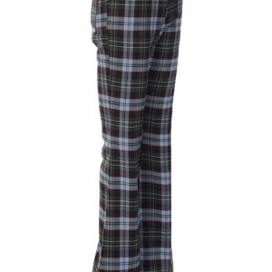 Y2K Retro Plaid Flare Pants for Trendy Summer Outfits and Grunge Style