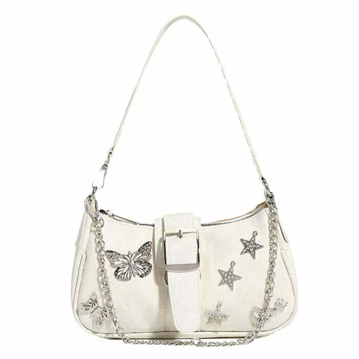 Y2K Star Butterfly Handbag: Trendy Y2K Aesthetic for Summer Outfits