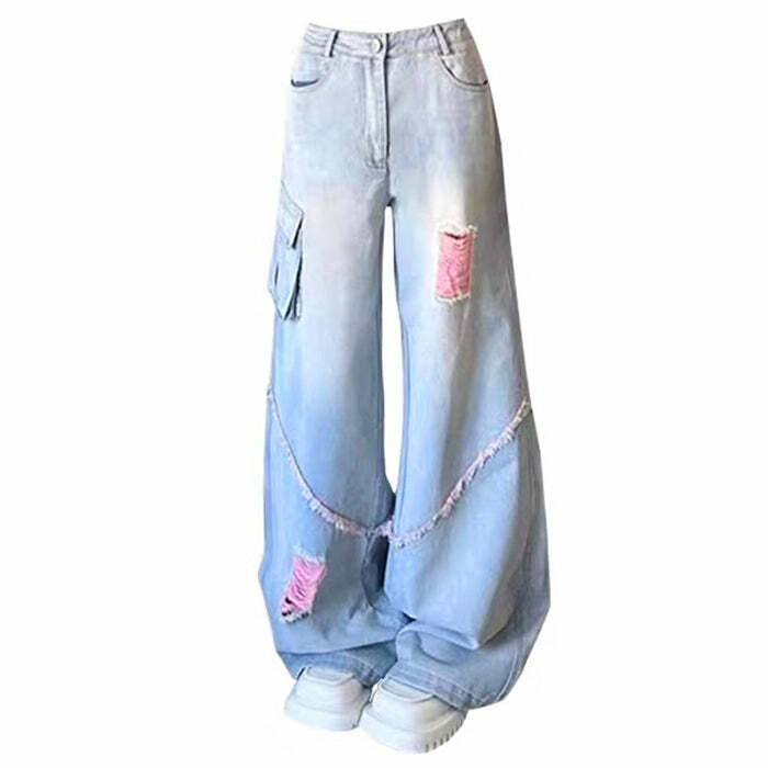 Y2K Wide Leg Jeans: Trendy 90s Fashion for Effortless Summer Style