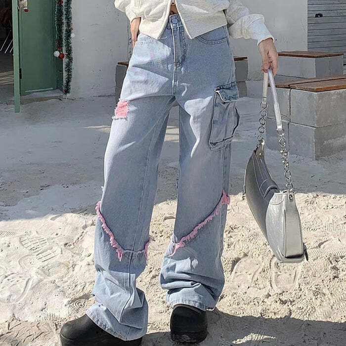 Y2K Wide Leg Jeans: Trendy 90s Fashion for Effortless Summer Style